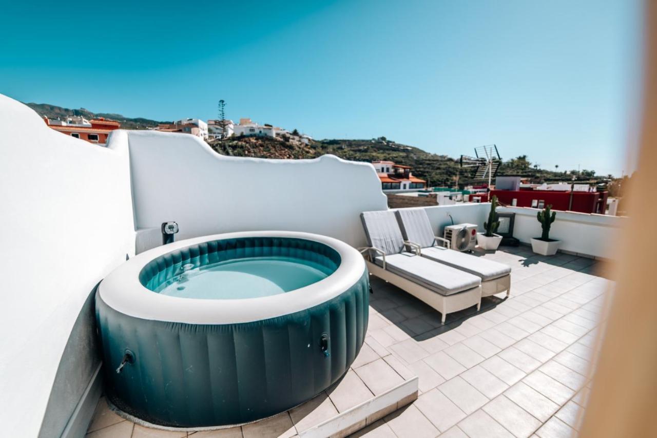 Eterna Primavera jacuzzi terraza privada Tijoco de Abajo Exterior foto